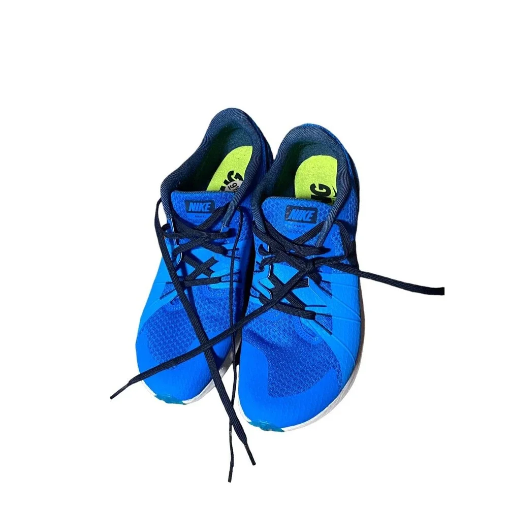 Nike Mens Zoom Rival Waffle 904720-402 Blue Running Shoes Sneakers Size 9.5